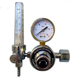 Régulateurs de pression pour hélium, azote, argon et air de laboratoire ; manomètres industriels ; débitmètres de gaz ; acier inoxydable - Product Image 1