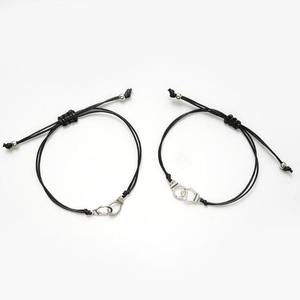 กำไลข้อมือคู่รัก/เพื่อนสนิท/ครอบครัว สไตล์แฟชั่น รุ่น Pinky <span class=keywords><strong>Promise</strong></span> จำนวน 2 ชิ้น สีชมพู ของ Grace JUN - Product Image 2