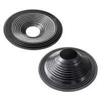 Diafragma Speaker Serat Karbon 18 Inci, Kerucut Kaku Tinggi, Subwoofer Bass Dalam, Pengganti OEM