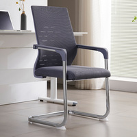 Nouvelle chaise de bureau de haute qualité avec tissu ergonomique en maille pu plastique polypropylène aluminium vinyle pour salon de salle d'attente à la maison