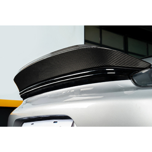 Modification et amélioration de voiture 2017-2025 : Ensemble de spoiler arrière en fibre de carbone style Spyder pour 718 Cayman Boxster - Product Image 5