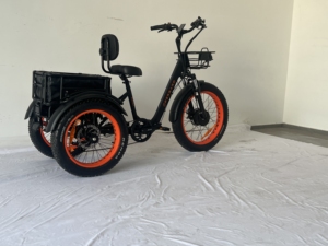 EN15194<span class=keywords><strong>สามล้อ</strong></span>ไฟฟ้าพับได้250W แพนด้าพร้อมมอเตอร์หน้า25กม./ชม. ซ่อมง่ายมีสิทธิบัตรรถสามล้อไฟฟ้าสำหรับผู้ใหญ่แบบถอยหลัง - Product Image 2