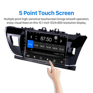 Hệ Thống Định Vị <span class=keywords><strong>GPS</strong></span> Vô Tuyến Màn Hình Cảm Ứng HD 10.1 Inch Cho <span class=keywords><strong>Toyota</strong></span> <span class=keywords><strong>Corolla</strong></span> 2014 RHD Hỗ Trợ Điều Khiển Vô Lăng - Product Image 3