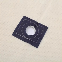 Serpillère jetable en coton avec logo personnalisé, manche en aluminium, tampon de nettoyage pour sols