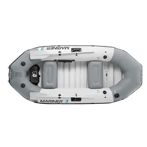 INTEX 68373 MARINER 3 BOAT SET Professional Series Mariner 3 Set electric motor fisher Sailing Plastic Boat Inflatable Boat