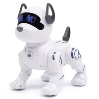 Vente chaude multi-fonction LED yeux télécommande Robot chien technologie intelligente RC voitures caractéristiques danse chant jouet pour animaux de compagnie