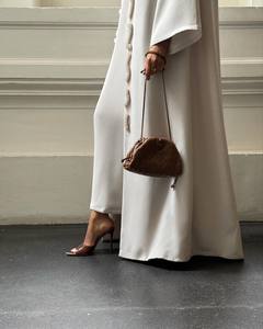 2025 U. Chic Mở Abaya Mùa Hè Thanh Lịch Thiết Kế Độc Đáo Tiên Tiến Cảm Ứng Mịn Mỏng Và Lỏng Lẻo Hồi Giáo Cô Gái Mỏng Hàng Ngày Abaya - Product Image 5