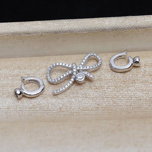 Collar y Pulsera de Plata S925 con Forma de T y Cierre de Hebilla Redonda, Accesorio para Manualidades, JG5236, Fornituras de Joyería - Product Image 5