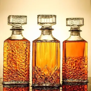 Özelleştirilmiş avrupa tarzı klasik moda şarap votka su sürahisi züccaciye serisi 4 viski sürahi