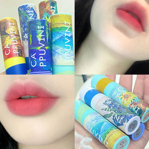 Cappuvini Artistique Mat Lip Clay 5 Couleurs Soft Touch Lost Last Whitening Velvet Mousse Peinture à l'huile Lip Mud - Product Image 5