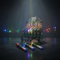 Baguette Magique Dinosaure Lumineuse avec Son et Lumière LED, Jouet en Forme d'Animal de Dessin Animé, Cadeau pour Enfants de 9 Ans et Plus