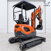 Mini-pelleuse certifiée CE NIMBUS 21MPa avec système hydraulique polyvalent pour la construction résidentielle