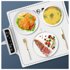 แผ่นทำความร้อนอาหารซิลิโคนบอร์ดอุ่นอาหาร260W อุปกรณ์ทำความร้อนไฟฟ้าพร้อมการรับประกัน1ปี - Product Image 2