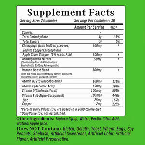 Gummies Détoxifiantes à la Vitamine C, au Cuivre et à la Chlorophylle, Supplément de Zinc, Produits Minceur, Gummies à la Chlorophylle, MOQ Réduit - Product Image 6