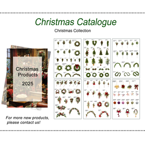 Ramas de Árbol de Navidad Artificiales Hechas a Mano con Bayas Rojas, Piñas y Acebo - Decoraciones de Invierno para Interiores - Product Image 6