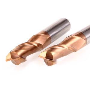 ดอกกัดเหล็ก Bibo 2 ฟลุต Hrc56 แบบมีจุดศูนย์ส่วนทศนิยม ขนาด D4/d6/d10/d12/d14/d16 สำหรับงานตัดเหล็กโลหะด้วยเครื่อง CNC - Product Image 3