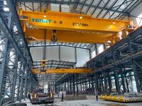 Grue de pont lourd de 270 tonnes pour atelier d'usine