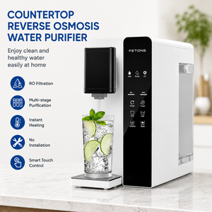 CT2 Electric Reverse Osmosis 5-Stage Countertop Water Filtration System UV Status Display 6-Month <b>Filter</b> Life 5L Tank Household - Product Image 2