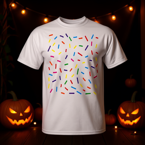 T-shirt de costume d'Halloween avec des confettis de crème glacée, facile à réaliser soi-même - Product Image 3