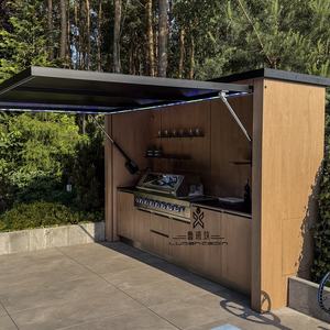 Utilisation de la <span class=keywords><strong>maison</strong></span> de capsule de cabine de Luban en forme de caméra d'usine écologique pour le camion de nourriture de crème glacée Van Mobile Coffee Truck Mobile - Product Image 6