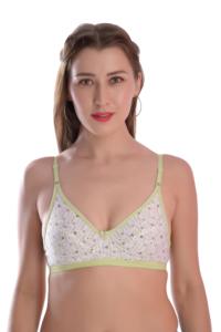 Sujetador de copa completa para mujer, mezcla de algodón |   Tela Suave de Poliéster y Algodón Interlock |   Correas Ajustables |   U Back |   Cierre Trasero - Product Image 2