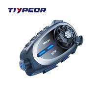 Casque de moto TIYPEOR Q29 avec caméra, interphone, réduction de bruit ENC, partage de musique