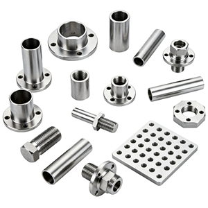 Mecanizado de Torno <span class=keywords><strong>CNC</strong></span> Personalizado de Piezas Metálicas de Acero Inoxidable y Acero al Carbono con Taladrado y Brochado, Excelente Servicio Personalizado - Product Image 1