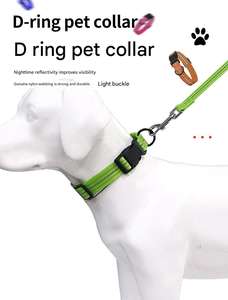 <span class=keywords><strong>Collar</strong></span> Reflectante de Alta Visibilidad para Perro con Material de Nailon Resistente y Hebilla de Liberación Rápida, <span class=keywords><strong>Collar</strong></span> para Perro Seguro para Caminar de Noche - Product Image 2