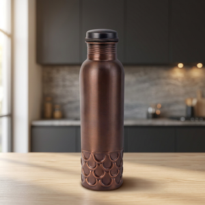 High Quality Pure Copper Drinkware <b>Water</b> <b>Bottle</b> 1000ml Eco-friendly Unisex with Premium Packaging in Multiple Styles - Product Image 3