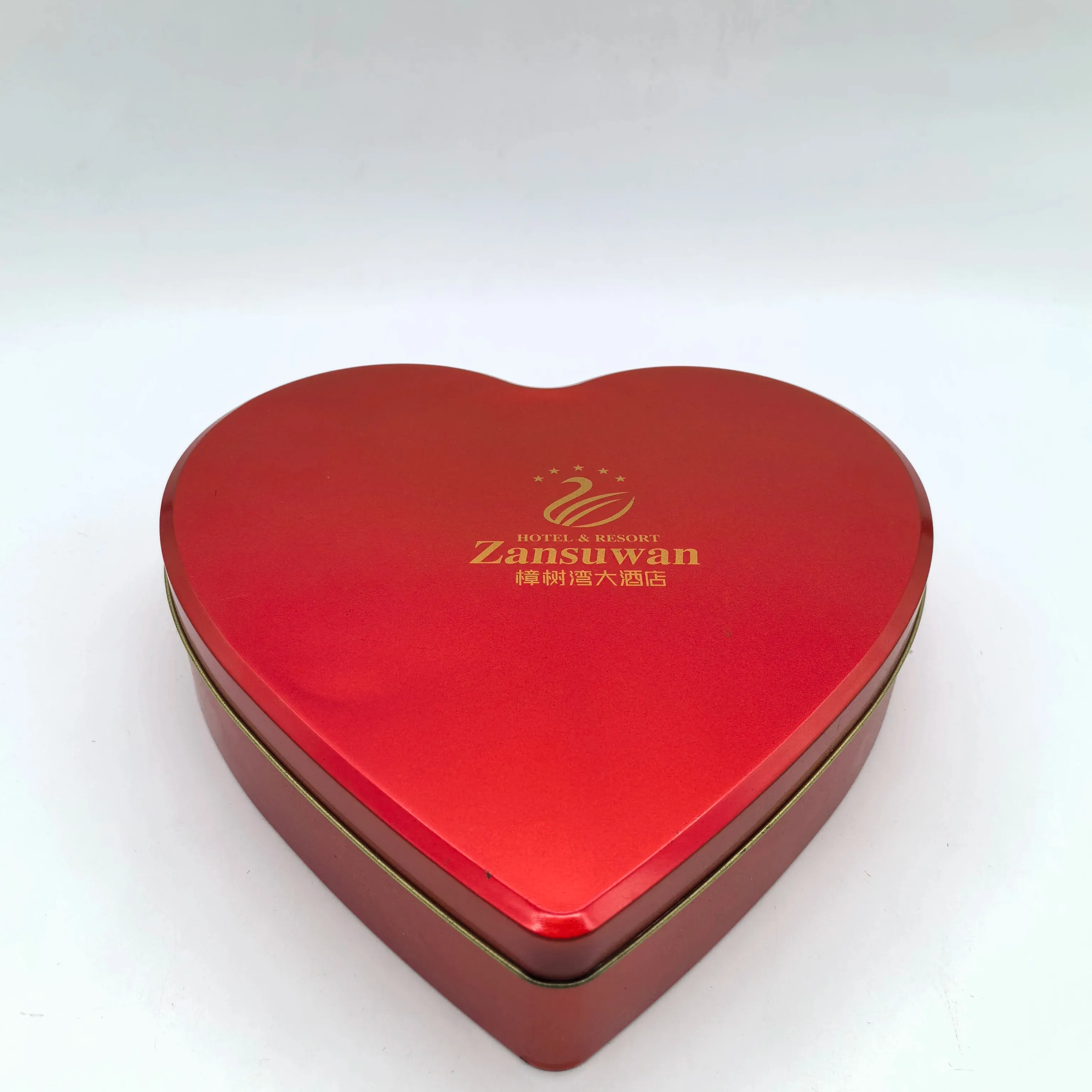 Фабричный дизайн коробки в форме сердца, жестяная коробка для шоколадных конфет, подарочная упаковка, металлическая жестяная коробка