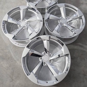 Jantes forgées 5x112 chromées personnalisées style rotatif pour voitures particulières <span class=keywords><strong>Audi</strong></span> S3 S4 S5 S6 S7 S8 SQ5 SQ7 SQ8 RS3 RS4 RS5 RS6 RS7 - Product Image 1