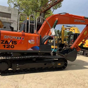 รถขุดตีนตะขาบฮิตาชิ แซกซิส 120 zx120 มือสอง ทนทาน รับน้ำหนักได้ 12 ตัน เหมาะสำหรับงานก่อสร้างถนน - Product Image 4