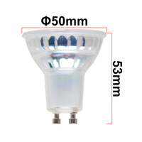 Spots LED GU10 sans scintillement 5W dimmables pour armoire, plafond, AC230V/110V, maison, bureau, usage commercial, IP44, ROHS