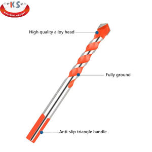 Jeu de forets multifonctionnels 3-12mm pour verre céramique carrelage <span class=keywords><strong>béton</strong></span> brique métal marbre Wood-10mm diamètre ouvre-trou" - Product Image 4