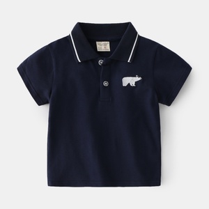 Magliette POLO Estive 2025 per Ragazzi con Simpatici Ricami Cartoon, Colletto in Cotone, Stile Casual Coreano, T-<span class=keywords><strong>Shirt</strong></span> a Maniche Corte per Bambini - Product Image 5