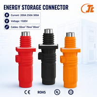 Connecteur étanche IP67 250A-350A 1500V, bornier droit, connecteur d'alimentation pour batterie lithium, pour système de stockage d'énergie