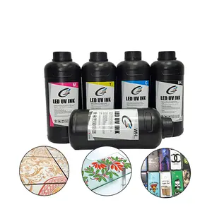 FCOLOR Manufacturer Compatible LED UV Ink for Ricoh Gen5 and Gen4 UV Printers Vivid Color for Digital Printing