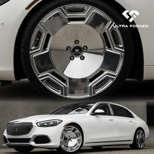 Rines de Lujo Forjados de 20, 22, 24 y 26 Pulgadas, 5x112, 24x9, 24x10 para Mercedes Clase S, S550, S580, S580 <span class=keywords><strong>Maybach</strong></span>, <span class=keywords><strong>G63</strong></span>, Rolls Royce Cullinan - Product Image 1
