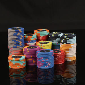 Jetons en céramique Texas Hold'em, Cartes à jouer pour salles de <span class=keywords><strong>jeu</strong></span> et salles de mahjong, Jetons numériques de règlement de points, Relief - Product Image 4