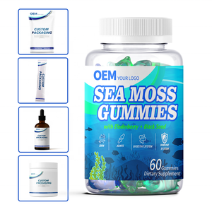 OEM รับผลิตกัมมี่มอสทะเลธรรมชาติแบบฉลากส่วนตัว พร้อมตัวเลือกบรรจุภัณฑ์ขวด+กล่อง และขั้นต่ำในการสั่งซื้อที่ยืดหยุ่นสำหรับลูกค้าแบรนด์ - Product Image 1