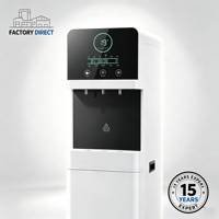 Distributeur d'eau potable vertical RO, eau chaude, froide et tiède, membrane RO autonettoyante, sans BPA, pour bureau, hôtel, site commercial