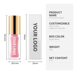 MLM customizable Collagen Rich <b>Lip</b> Essence Plumping <b>Lip</b> Gloss Anti-Dry Fine Lines Mint Moisturizing Shiny <b>Lip</b> Oil Soft <b>lip</b> care - Product Image 2