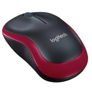 Logitech M186 <b>Wireless</b> Mouse Office Laptop Desktop Optical Mouse with <b>Wireless</b> 2.4G Receiver Red Mouse - Product Image 1