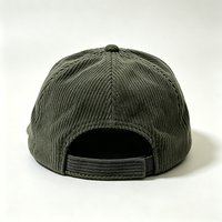 Casquette de baseball en velours côtelé personnalisée avec broderie, unisexe, souple, 6 panneaux, style vintage rétro, logo ACE Mountain, boucle réglable