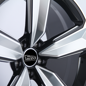 Cerchi Forgiati REP 695F 19/20 pollici 9J Neri con Finitura Fresata, Multirazze Sfalsate a 5 Fori, Pronti per la Spedizione per Audi - Product Image 4