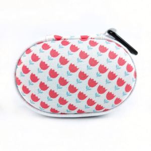 Estuche pequeño de EVA con diseño personalizado, impermeable, portátil, para auriculares con cable, bolsa de transporte para auriculares. - Product Image 3