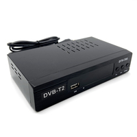 JUNUO-decodificador de tv digital full hd dvb-t2, mpg4 convertidor de señal, youtube, wifi