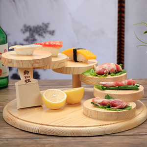 Vaisselle japonaise créative en bois échelle <span class=keywords><strong>barbecue</strong></span> plateau pour fête pour Sashimi sushi assiette et hot pot de service - Product Image 6