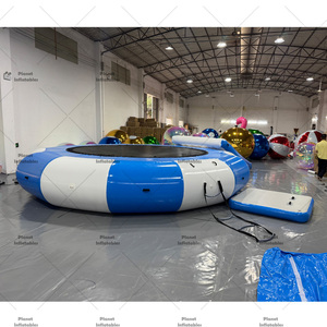 Parco acquatico commerciale PVC Sport acquatici all'aperto Trampolino gonfiabile galleggiante da 5M <span class=keywords><strong>per</strong></span> bambini - Product Image 4