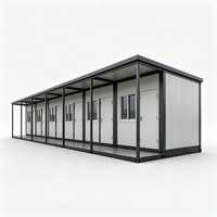 Conteneur ISO 20 pieds optimisé pour le transport maritime – Dortoir modulaire, logement portable pour personnel, cabine étanche